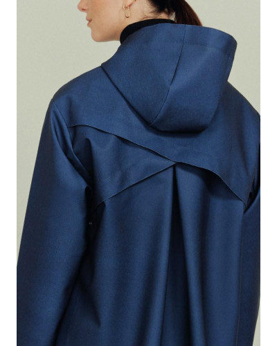 Parka imperméable française éco-conçue Marine Abyssal