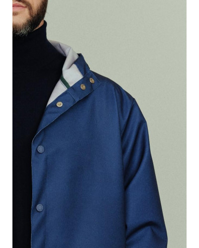 Parka imperméable française éco-conçue Marine Abyssal