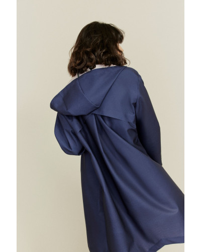 Parka imperméable française éco-conçue Marine Abyssal