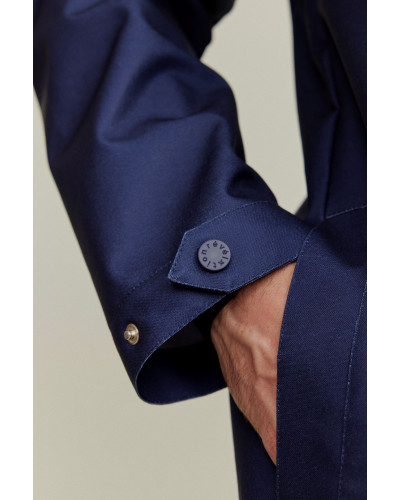 Parka imperméable française éco-conçue Marine Abyssal