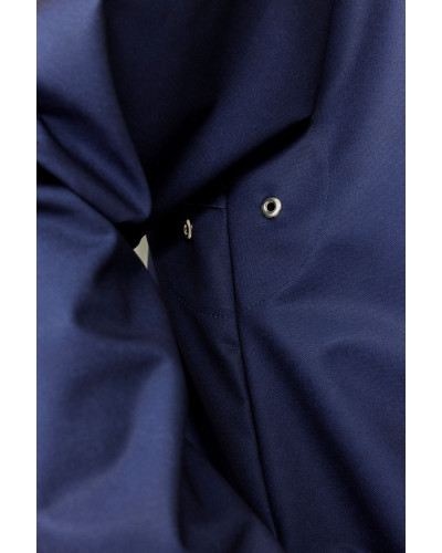 Parka imperméable française éco-conçue Marine Abyssal