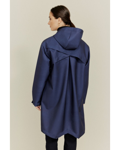 Parka imperméable française éco-conçue Marine Abyssal